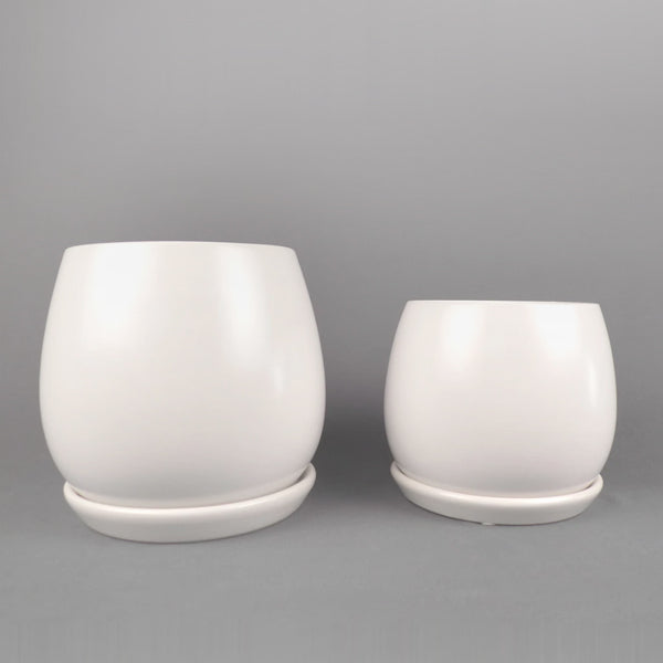 Round Pot with Dish Fleuressence