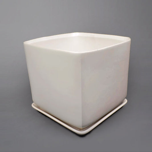 Square Pot with Dish Fleuressence 